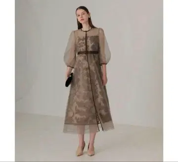 Leja M 스테 아나운서 스즈키 신사이 착용 원피스 파티 드레스