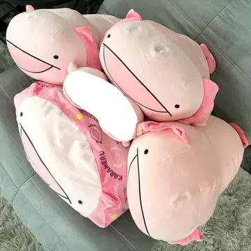 카라메루 특대형 우파루파 봉제 인형 세트 쫄깃쫄깃