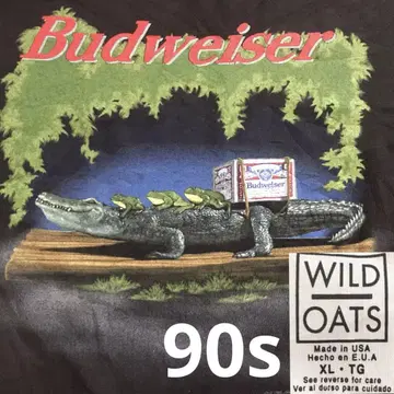 69 버드와이저 BUDWEISER 1996년 제작 빈티지 티셔츠