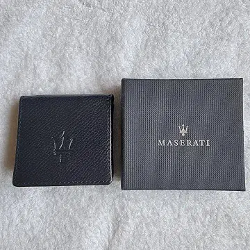 MASERATI 마세라티 코인 케이스 동전 지갑 가죽