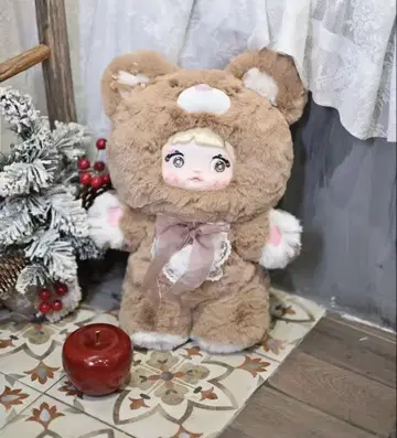 NOMMI 400% 잘 자요 곰돌이 봉제 인형 브라운