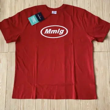 Mmlg 로고 티셔츠 M 사이즈 레드