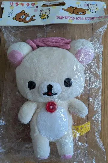 코리락쿠마 봉제 인형 지갑 파우치