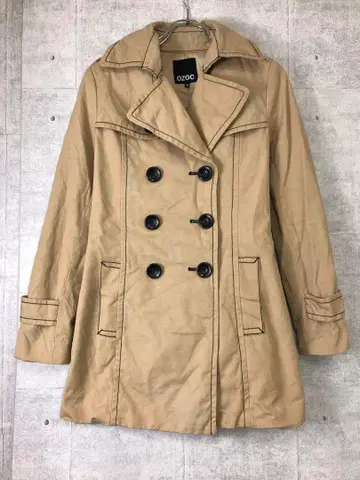 OZOC 00's 헤이세이 아카이브 구제 의류 더블 브레스트 트렌치코트