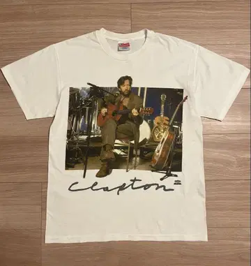 90s Eric Clapton 에릭 클랩튼 사진 음악 구제 의류 L