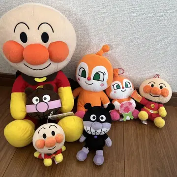 호빵맨 봉제 인형 7종 세트