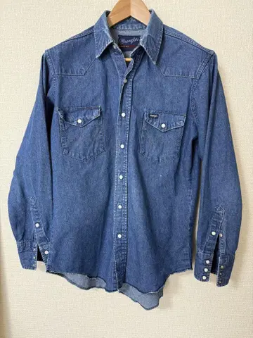 Wrangler 데님 웨스턴 셔츠 70127MW 90s
