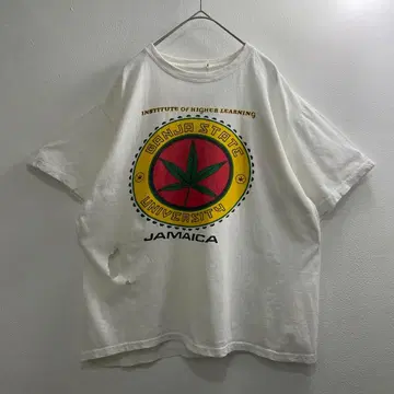 USA 90s 80s 빈티지 대마 마리화나 반팔 티셔츠 미국