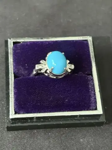 silver 반지 반지 터키석