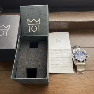 HYAKUICHI 손목시계 스윕 세컨드 MODEL 네이비