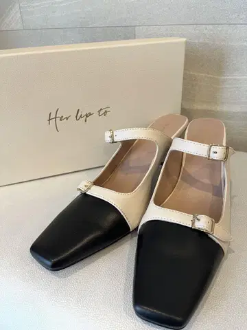 Herlipto Mademoiselle Mules 샌들 뮬 38
