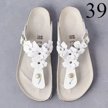 39 BIRKENSTOCK x UNITED ARROWS GIZEH 화이트