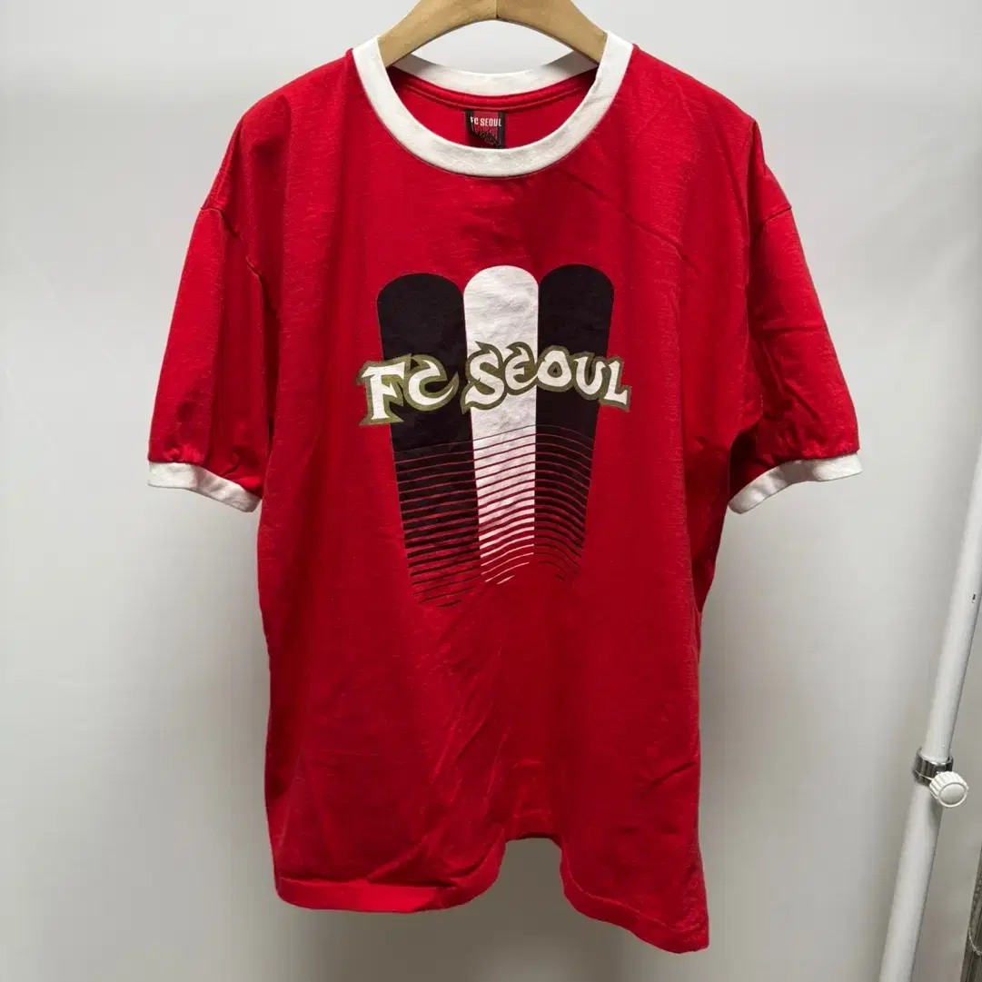 ◇1993studio◇ FC Seoul Raglan Color Block T-Shirt Red Shop FC서울반팔티셔츠 on Bunjang Global Site - No more