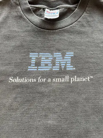 90년대 00년대 IBM 아이비엠 기업 티셔츠 USA제