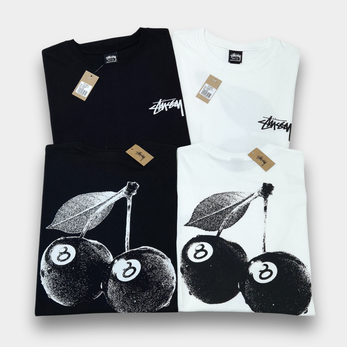 [정품 새상품]스투시 stussy 체리 반팔 남녀공용