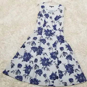 LAURA ASHLEY 꽃무늬 원피스 슬리브리스 9 사이즈