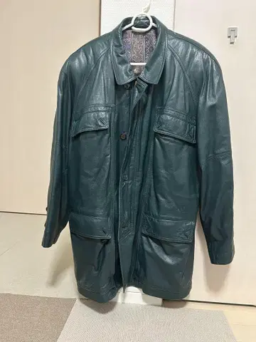 남성용 가죽 자켓 롱 자켓 쇼와