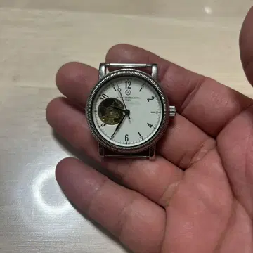 자동 시계 화이트 다이얼