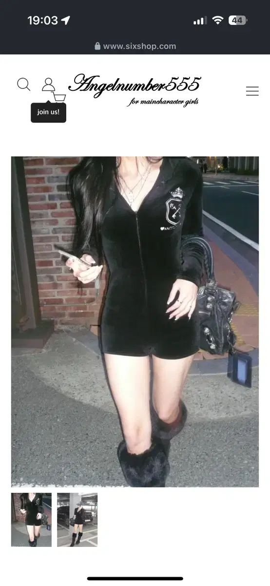 angelnumber 555 Velvet Bodysuit (New)