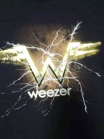 WEEZER 티셔츠 M 블랙