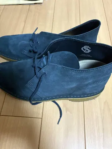 네이비 스웨이드 데저트 부츠