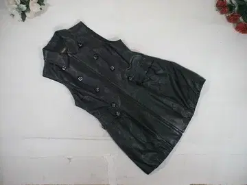 95968 pacmy 가죽 원피스 양가죽 블랙