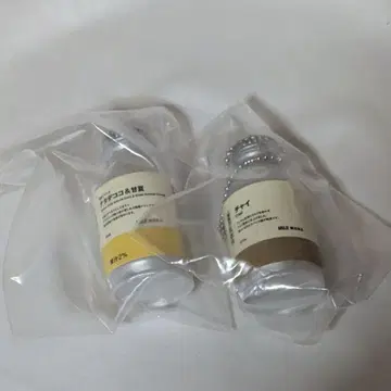 무인양품 가챠가챠 캡슐 토이 드링크 차이 나타데코코