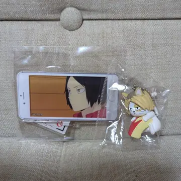 하이큐 코즈메 켄마 아크릴 스탠드 스마트폰 스타일 애니멀 피크닉 C상