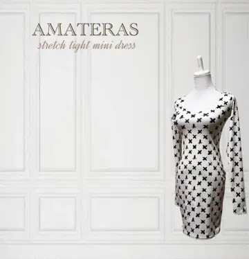 AMATERAS 스트레치 타이트 미니 원피스