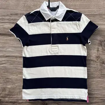 RALPH LAUREN SPORT 라거 셔츠 반팔 보더 여성용