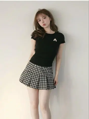 andmary 앤드 마리 Mia 체크 스커트 M 사이즈