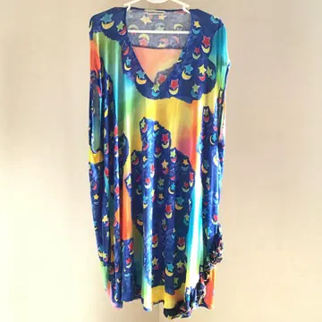 츠모리치사토 TSUMORI CHISATO 레인보우 컬러 원피스