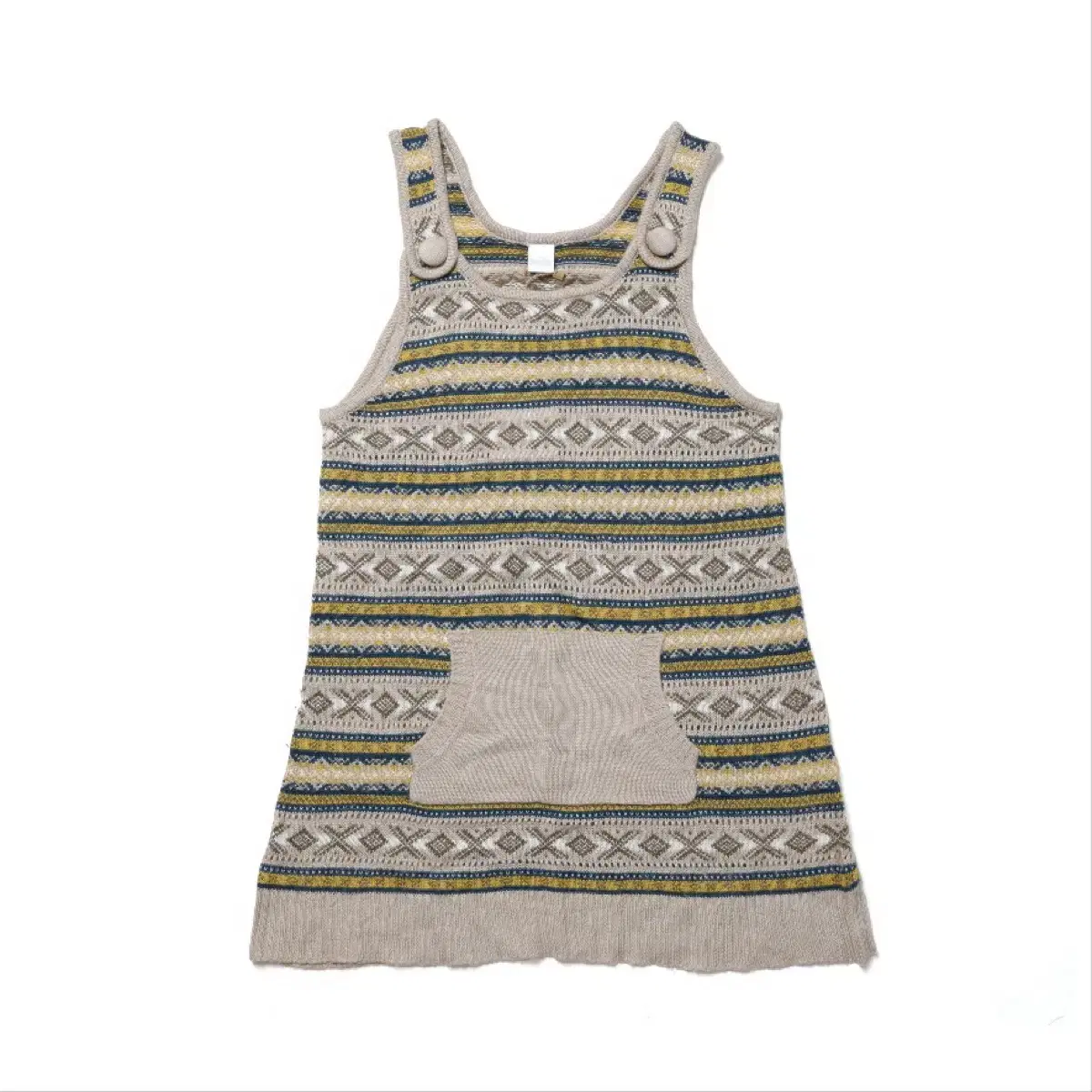 빔즈 보이 BeamsBoy Aztec Sleeveless