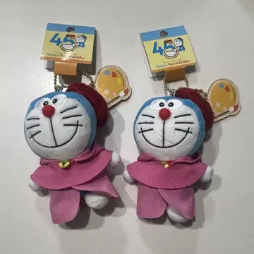 USJ 한정판 도라에몽 봉제 인형 키링 그림 세계 이야기