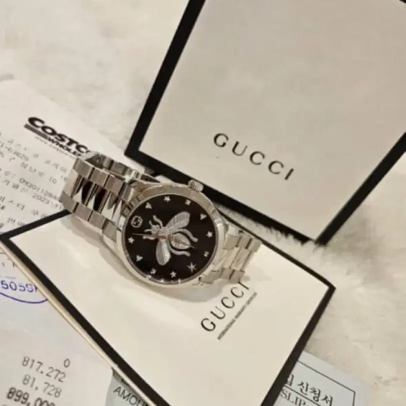 구찌 꿀벌 남성 시계