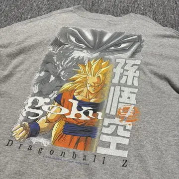 90s DRAGON BALL Z "손오공" USA제 티셔츠 빈티지