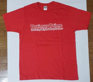 트랜스포머 옵티머스 프라임 플레이스테이션 빨간색 티셔츠