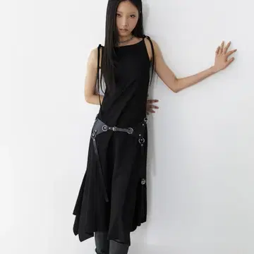 YUNSE ♥ 2 Way String Sleeveless Dress /追跡付 윤세 2 Way String Sleeveless Dress (Black) | 브랜드 중고거래