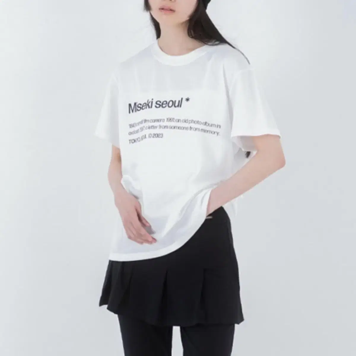 ◆MISEKI SEOUL◆ Misekiseoul short sleeves WHITE MSK2402010 Miseki Seoul short sleeves WHITE #미세키서울,#미세키서울반팔