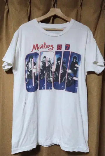 Motley Crue 빈티지 투어 티셔츠