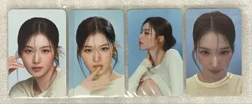 TWICE 사나 NE:AR 포토 카드 4장 세트