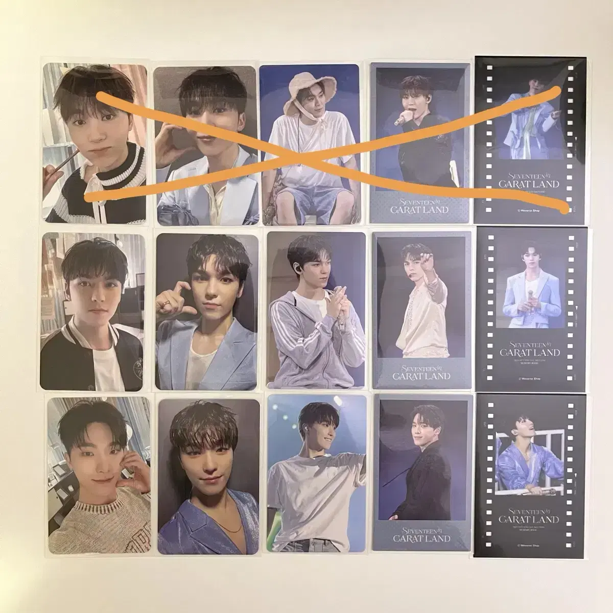 세븐틴 2024 캐럿랜드 메모리북 승관버논디노 포카 특전 일괄 양도