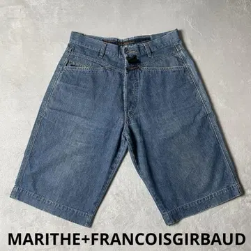 MARITHE+FRANCOISGIRBAUD 지르보 데님 하프 팬츠