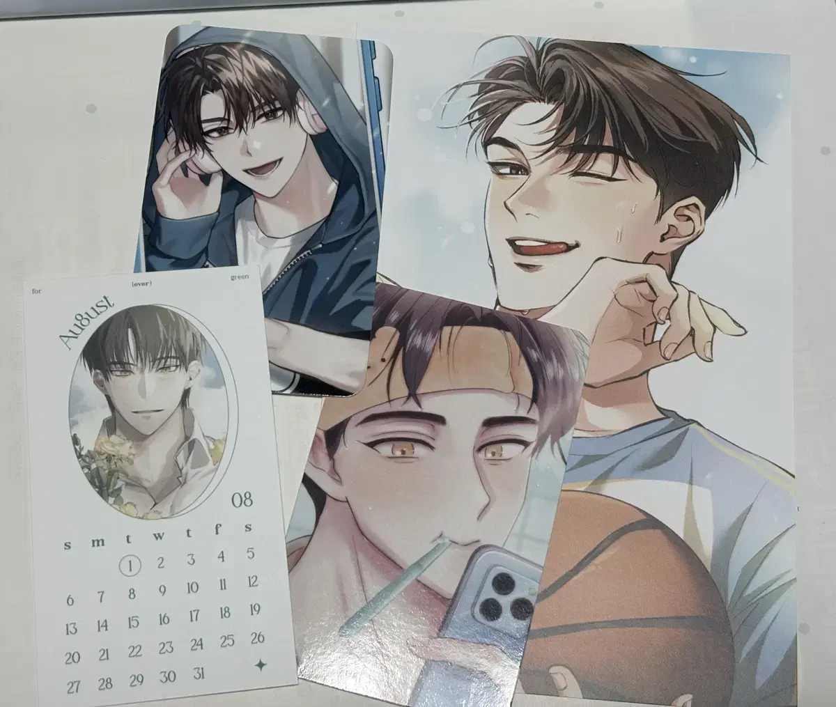 데못죽 큰세 포카 엽서 일괄