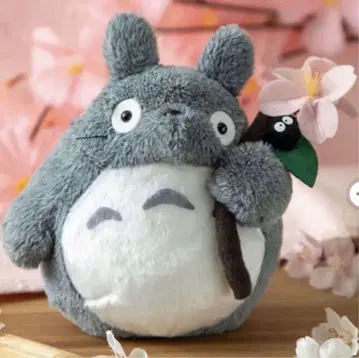 지브리 이웃집 토토로 봉제 인형 부드러운 오테다마 벚꽃