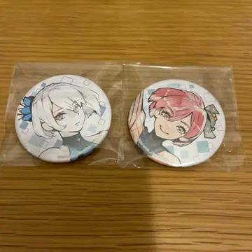 잭 잔 캔뱃지 다치바나 키사 화이트 미츠키