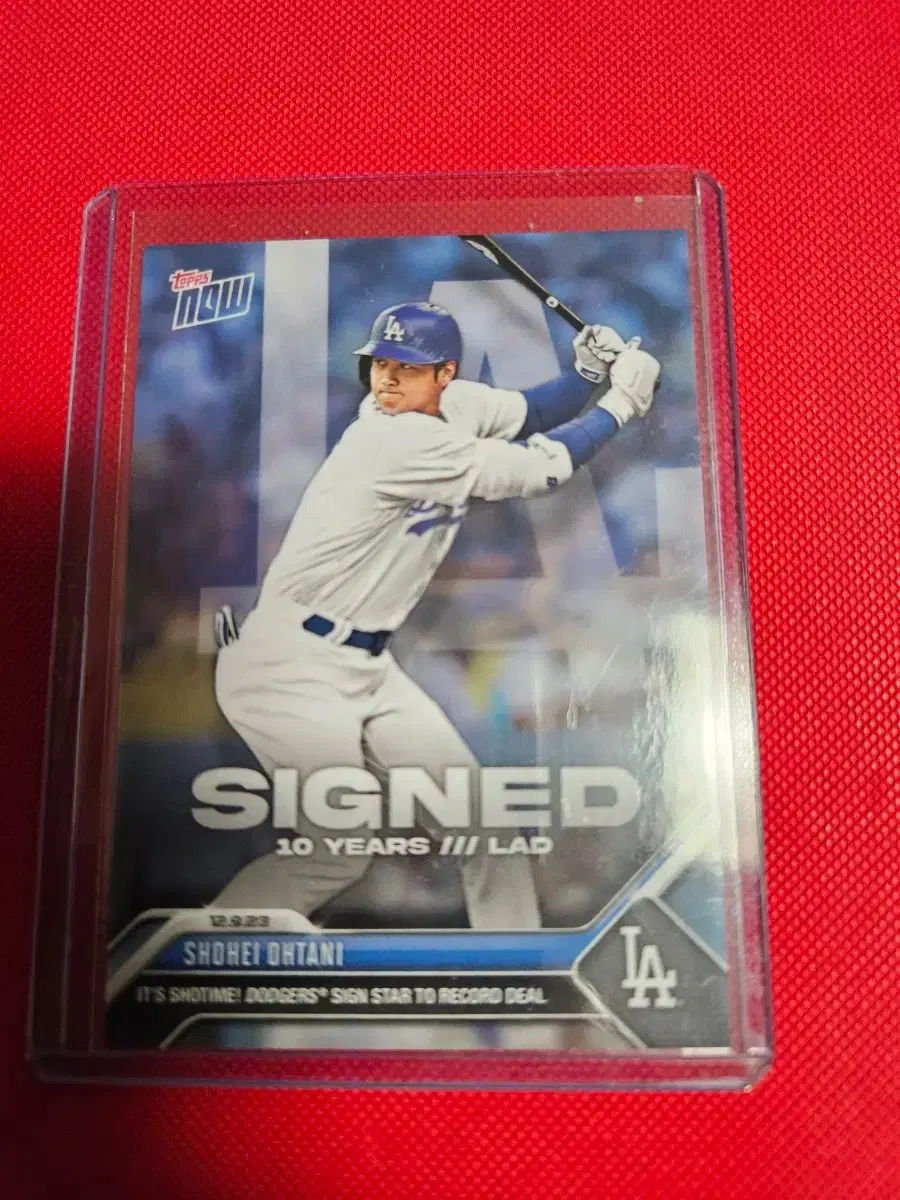 오타니 2024 Topps Now 다저스 계약 기념 카드