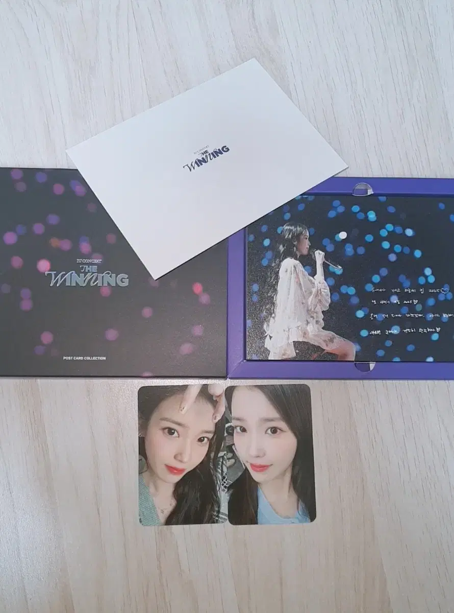 Iu The Winning CGV IKe Screening Pre-order Benefit Poca Postcard Set Iu