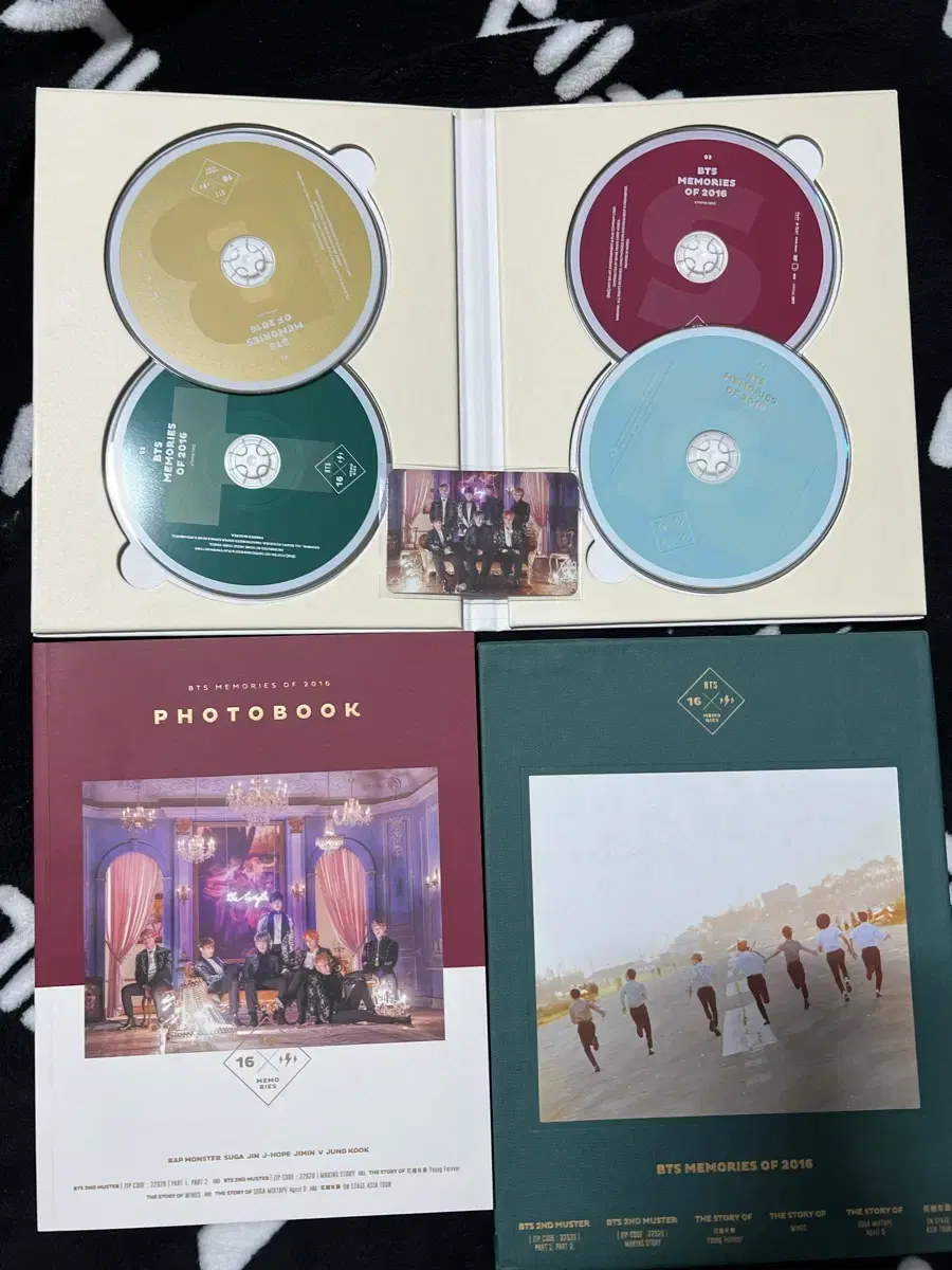 방탄 bts 2016메모리즈 플셋  + 피땀눈물 단체 포카