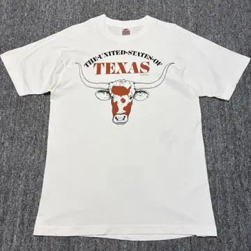 90s USA제 빈티지 TEXAS 티셔츠 FRUIT 바디 싱글